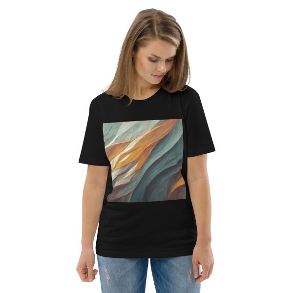 Abstract Muted Unisex organic cotton t-shirt - Image 2