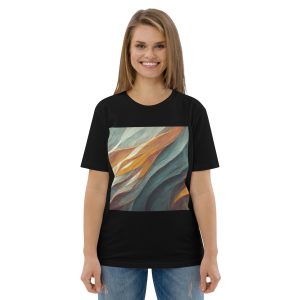 Abstract Muted Unisex organic cotton t-shirt