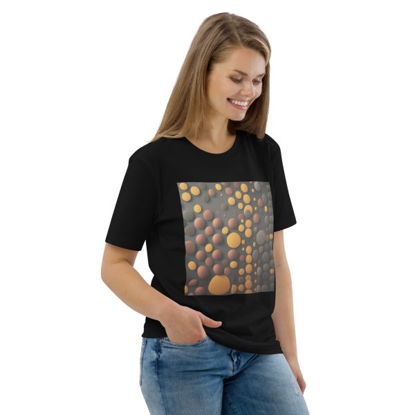 Polka Dots Unisex organic cotton t-shirt - Image 3
