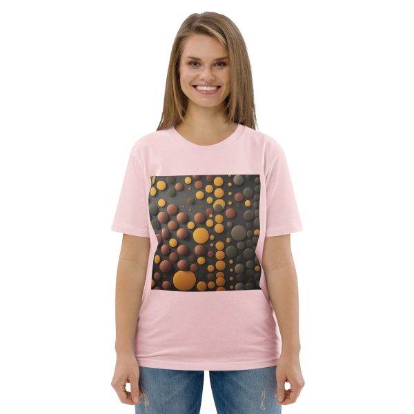 Polka Dots Unisex organic cotton t-shirt - Image 13