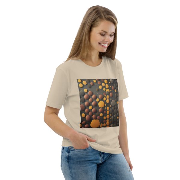 Polka Dots Unisex organic cotton t-shirt - Image 9