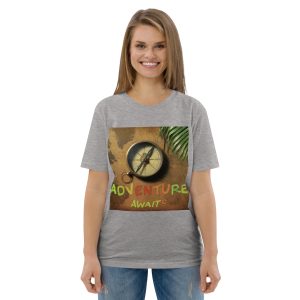 Adventure Awaits Unisex organic cotton t-shirt