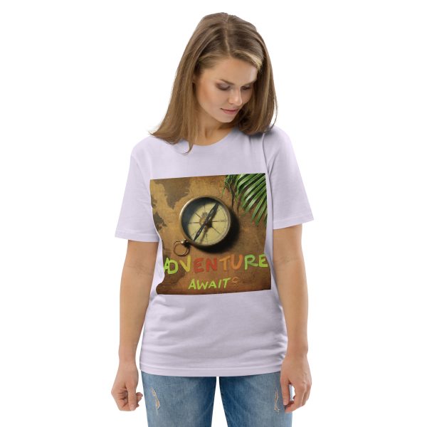 Adventure Awaits Unisex organic cotton t-shirt - Image 10