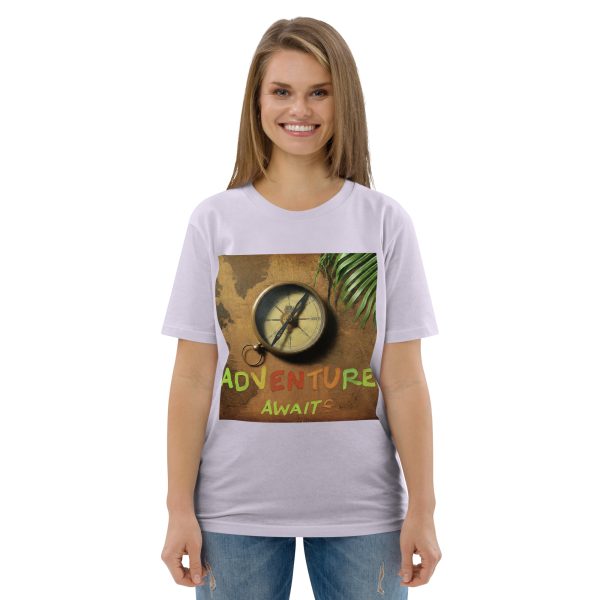 Adventure Awaits Unisex organic cotton t-shirt - Image 9