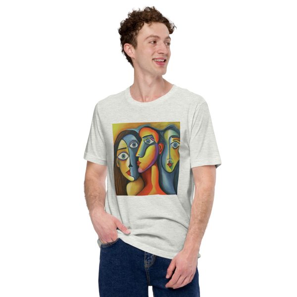 Abstract Human Faces Unisex t-shirt - Image 11