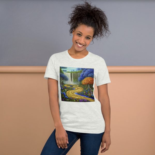 Artistic Landscape With River Unisex t-shirt - Image 11