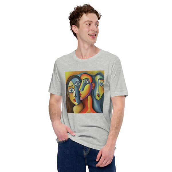 Abstract Human Faces Unisex t-shirt - Image 2