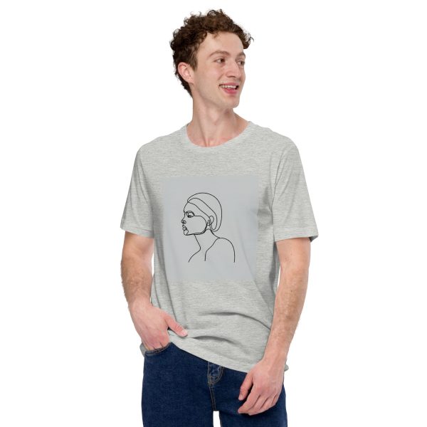 Line Art Portrait Unisex t-shirt - Image 2
