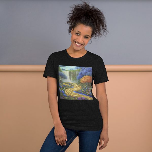 Artistic Landscape With River Unisex t-shirt