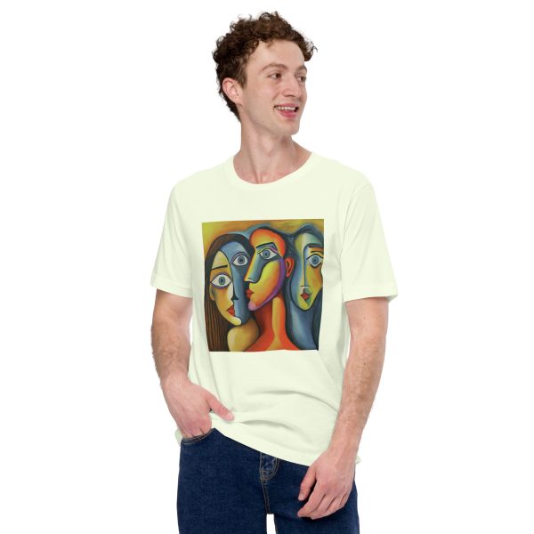 Abstract Human Faces Unisex t-shirt - Image 12