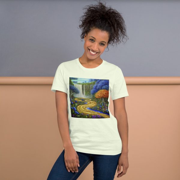 Artistic Landscape With River Unisex t-shirt - Image 12