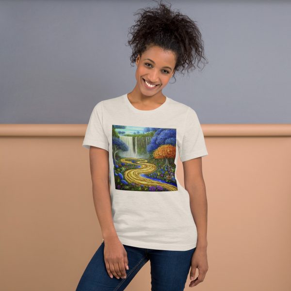 Artistic Landscape With River Unisex t-shirt - Image 7
