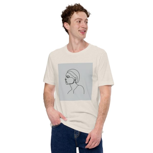 Line Art Portrait Unisex t-shirt - Image 7