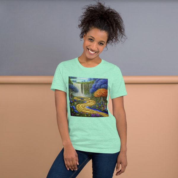 Artistic Landscape With River Unisex t-shirt - Image 9