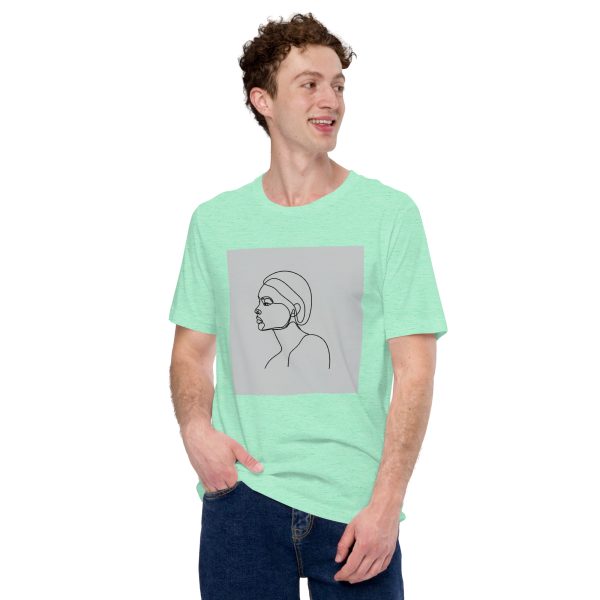 Line Art Portrait Unisex t-shirt - Image 9