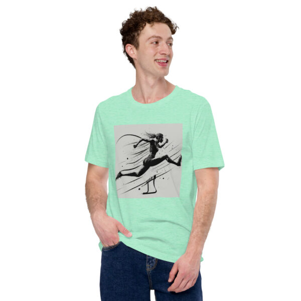 Runner Silhouette Unisex t-shirt - Image 9