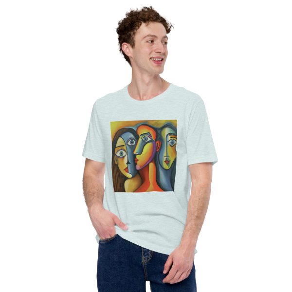 Abstract Human Faces Unisex t-shirt - Image 8