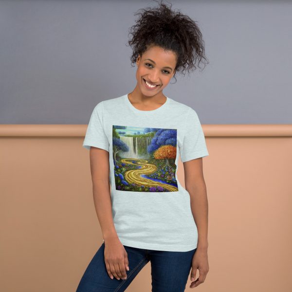 Artistic Landscape With River Unisex t-shirt - Image 8