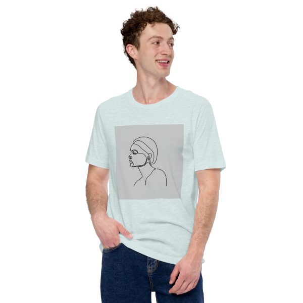 Line Art Portrait Unisex t-shirt - Image 8