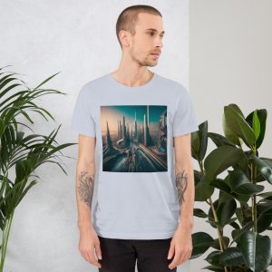 Futuristic Cityscape Unisex t-shirt