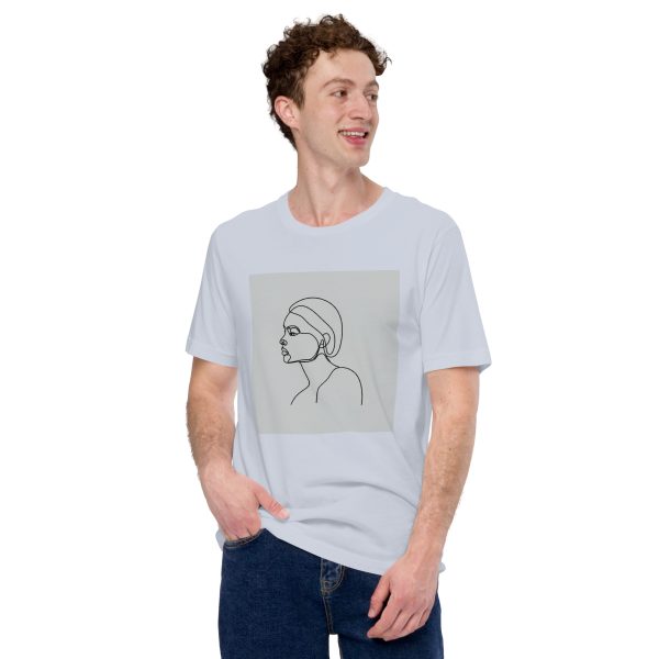 Line Art Portrait Unisex t-shirt - Image 3