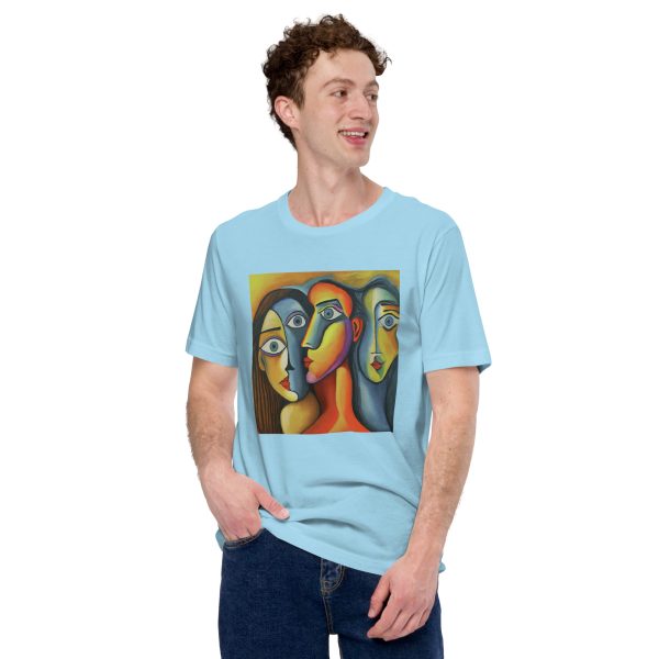 Abstract Human Faces Unisex t-shirt - Image 4