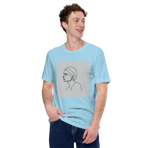 Line Art Portrait Unisex t-shirt - Image 4