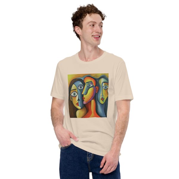 Abstract Human Faces Unisex t-shirt - Image 5