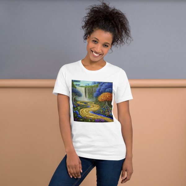 Artistic Landscape With River Unisex t-shirt - Image 13
