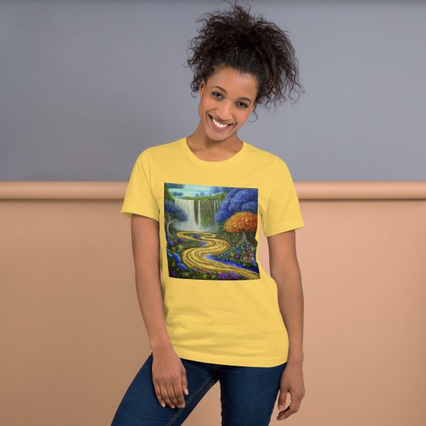 Artistic Landscape With River Unisex t-shirt - Image 6