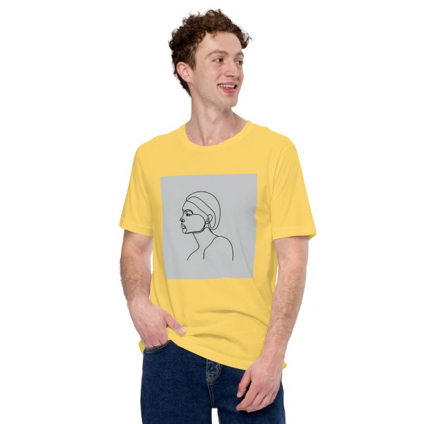 Line Art Portrait Unisex t-shirt - Image 6